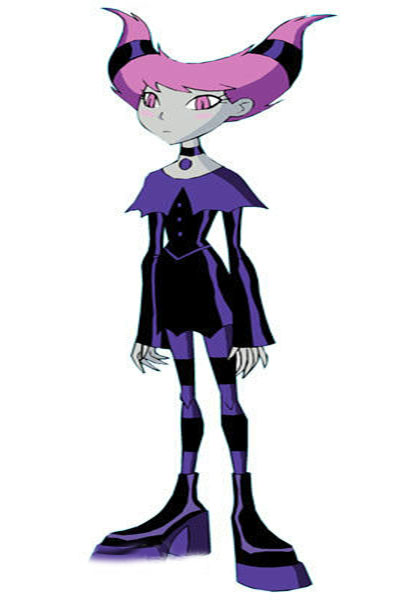  p>金克斯(jinx),女,在漫画中是来自印度的大地女巫,而动画中的造型与