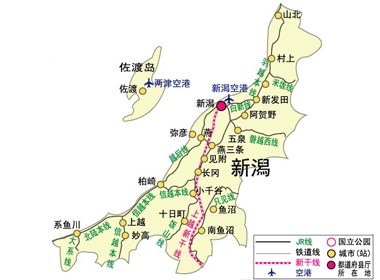  p>新潟(xì)县(日语:にいがたけん;罗马字:niigata-ken)位于日本本州
