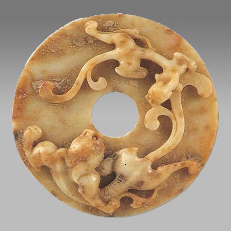 螭虎纹玉璧是一件 a target="_blank" href="/item/宋代玉器/2352331"