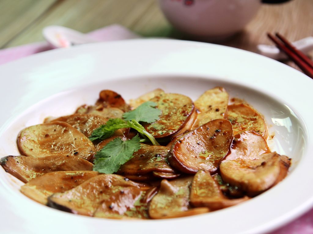 黑椒油煎杏鲍菇