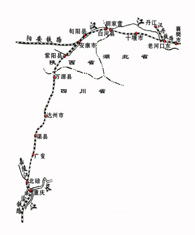  p>襄渝铁路(xiangyang-chongqing railway),简称襄渝线,是中国境内一