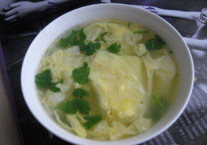 香菜鸡蛋汤