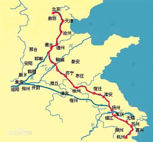  p>大运河(grand canal),是中国东部平原上的伟大工程,是中国古代劳动