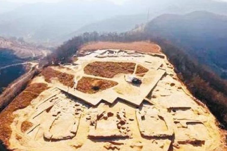 陕西延安芦山峁新石器时代遗址