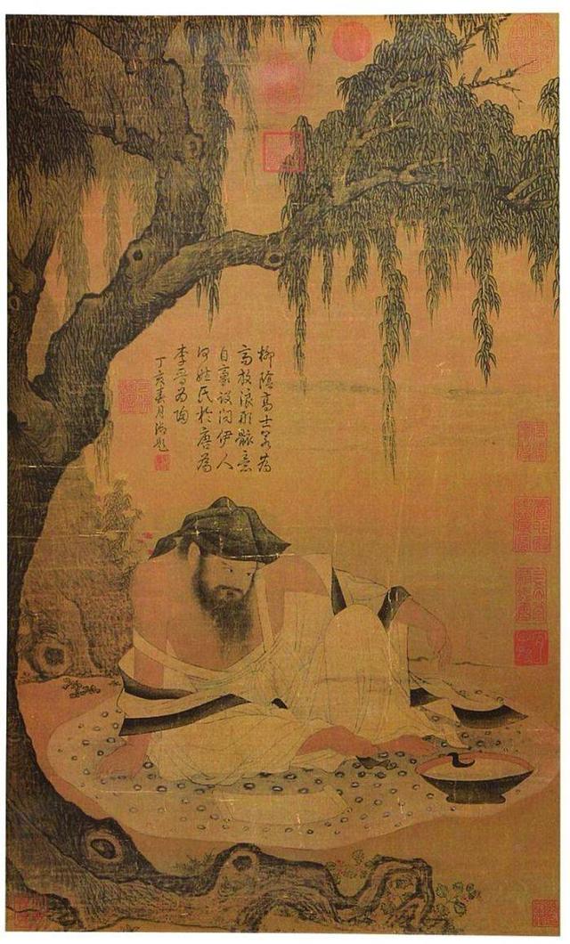 从《柳荫高士图》看宋人志趣_百科TA说