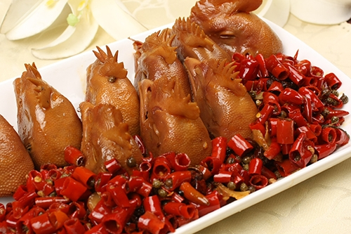 香辣鸡头