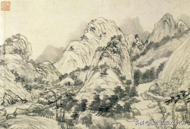 盘点山水画108种“皴法”，“披麻皴”只能屈居第一位_百科TA说