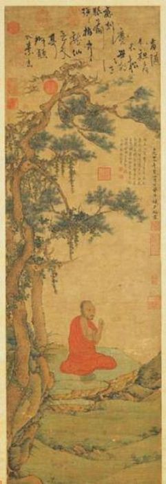 达摩像 元赵孟頫达摩像轴_百度百科