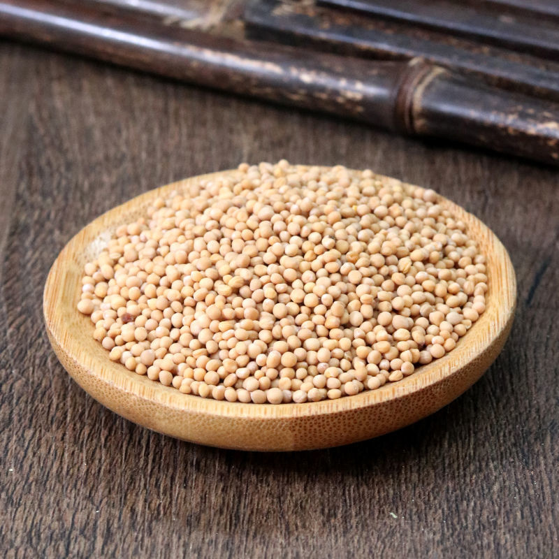 以种子的颜色来分,除上述的芥菜(brassica juncea,其种子称"黄芥子")