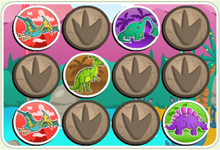 恐龙卡牌翻翻乐