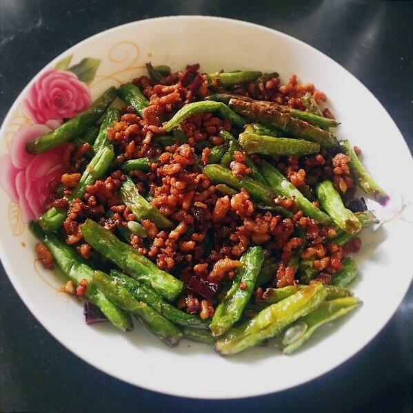 干煸肉沫四季豆