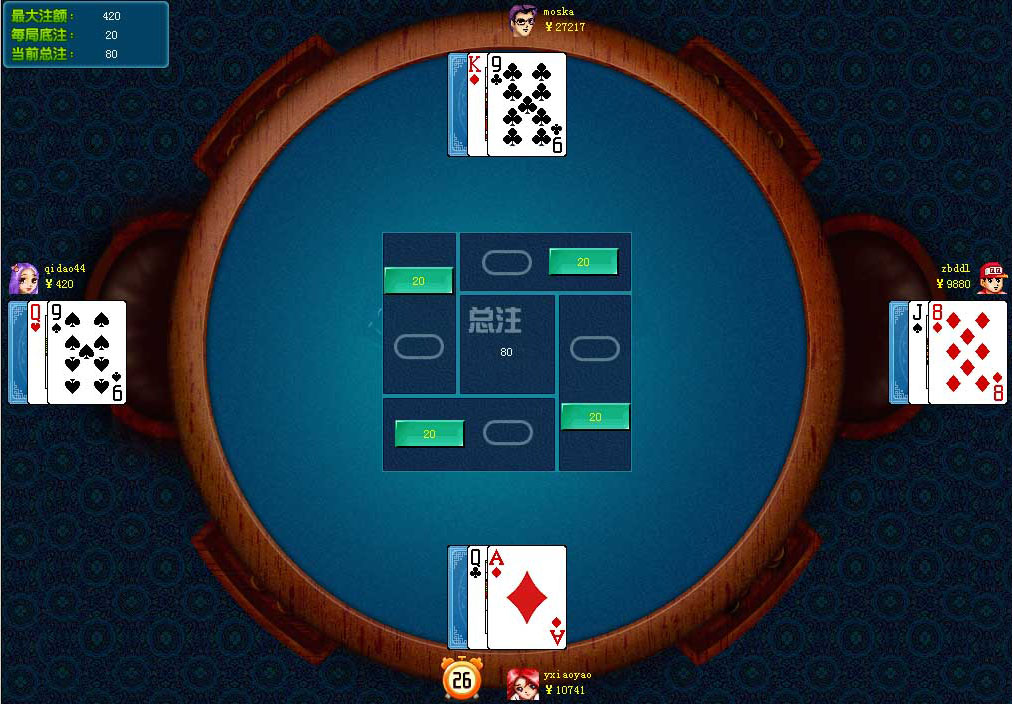  p>香港梭哈又称港式五张游戏,电影上经常看到一些大佬玩,此游戏含有