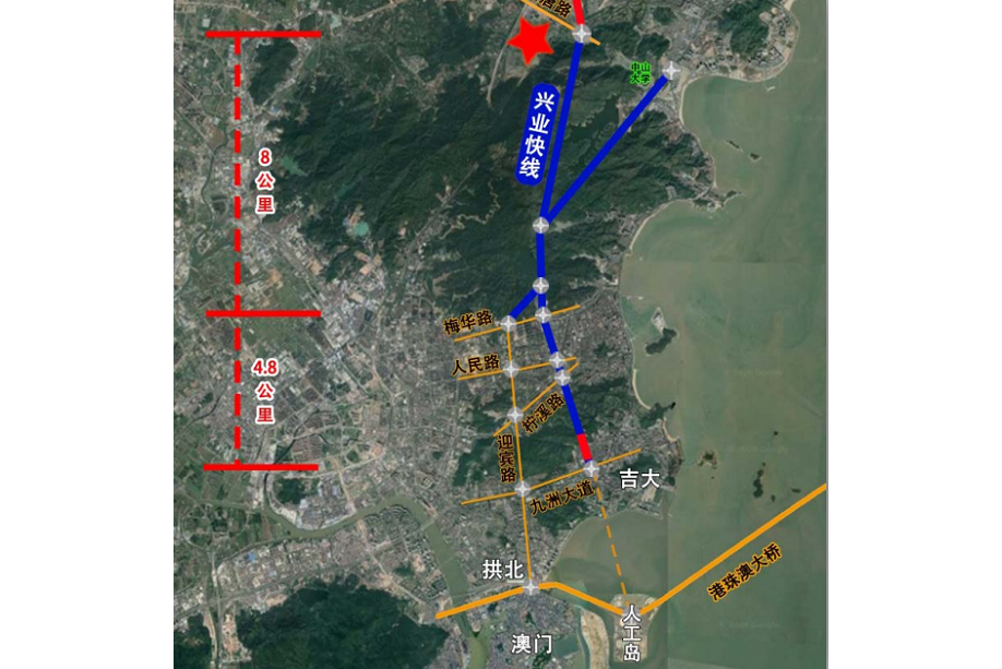 p data-id="swrmgaijznxy">兴业快线是打通珠海主城区南北快速化出行