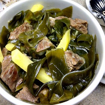 海带牛肉煲