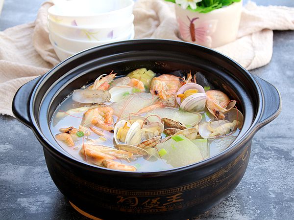 海鲜冬瓜汤
