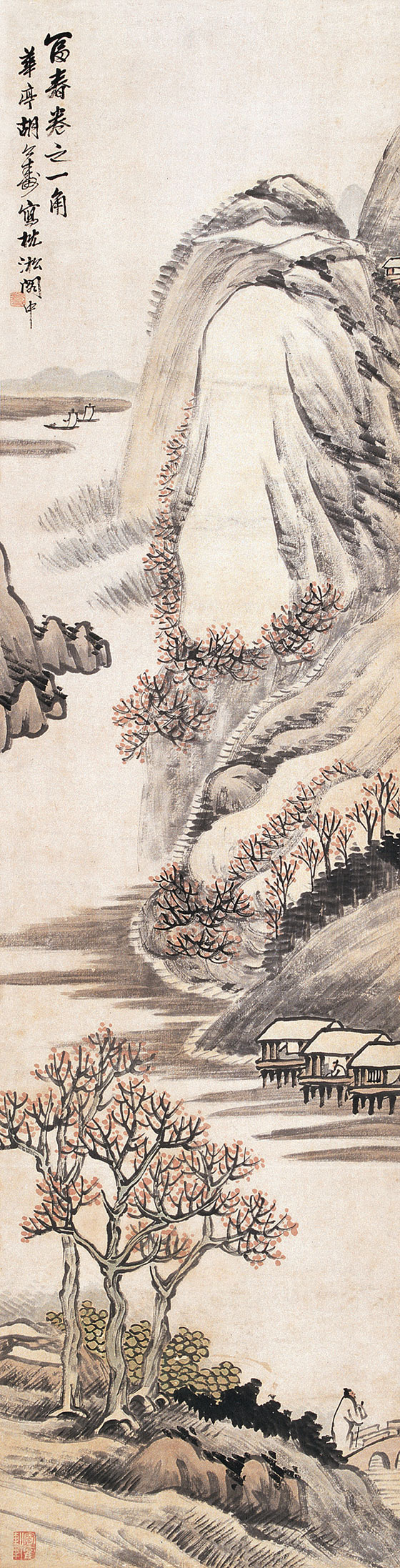  p>胡公寿(1823年—1886年),初名远,号瘦鹤,小樵,别号横云山民,华亭