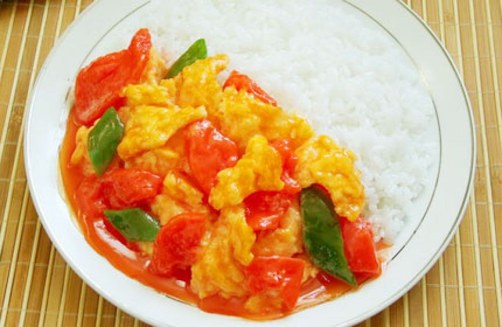 西红柿盖饭