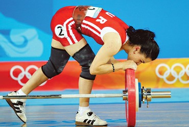  p>努尔詹·塔伊兰(nurcan taylan),土耳其举重运动员,成为首名赢得