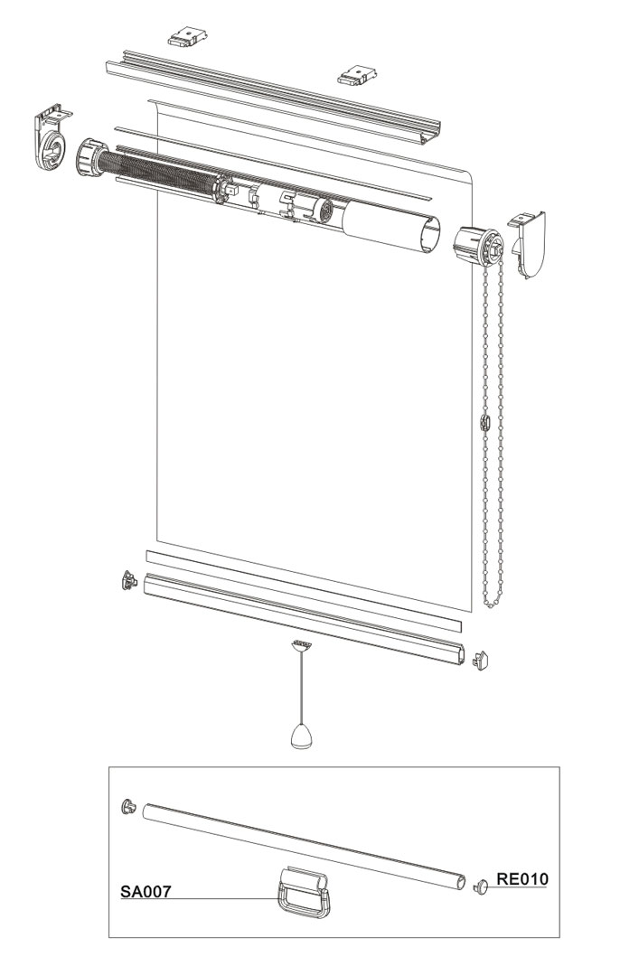  p>卷帘窗帘又名卷式窗帘,相对于传统布艺左右开合式窗帘而言,通过 a