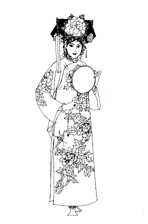  p>旗装,京剧服装之一,属衣中的专用衣,专用于古代中国少数民族上层