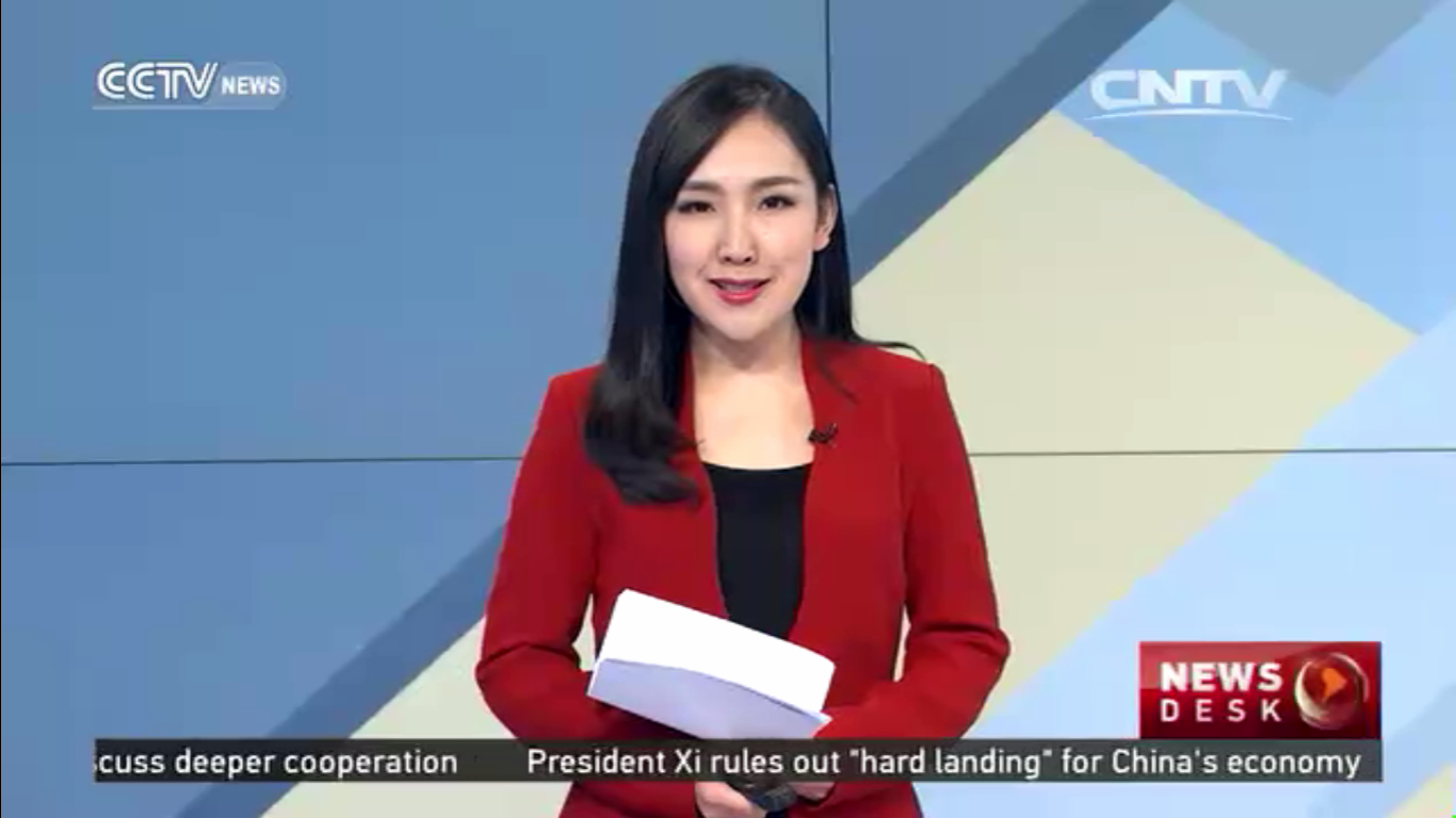 国际电视台新闻频道 /a>(cgtn)环球财经栏目(global business)主持人