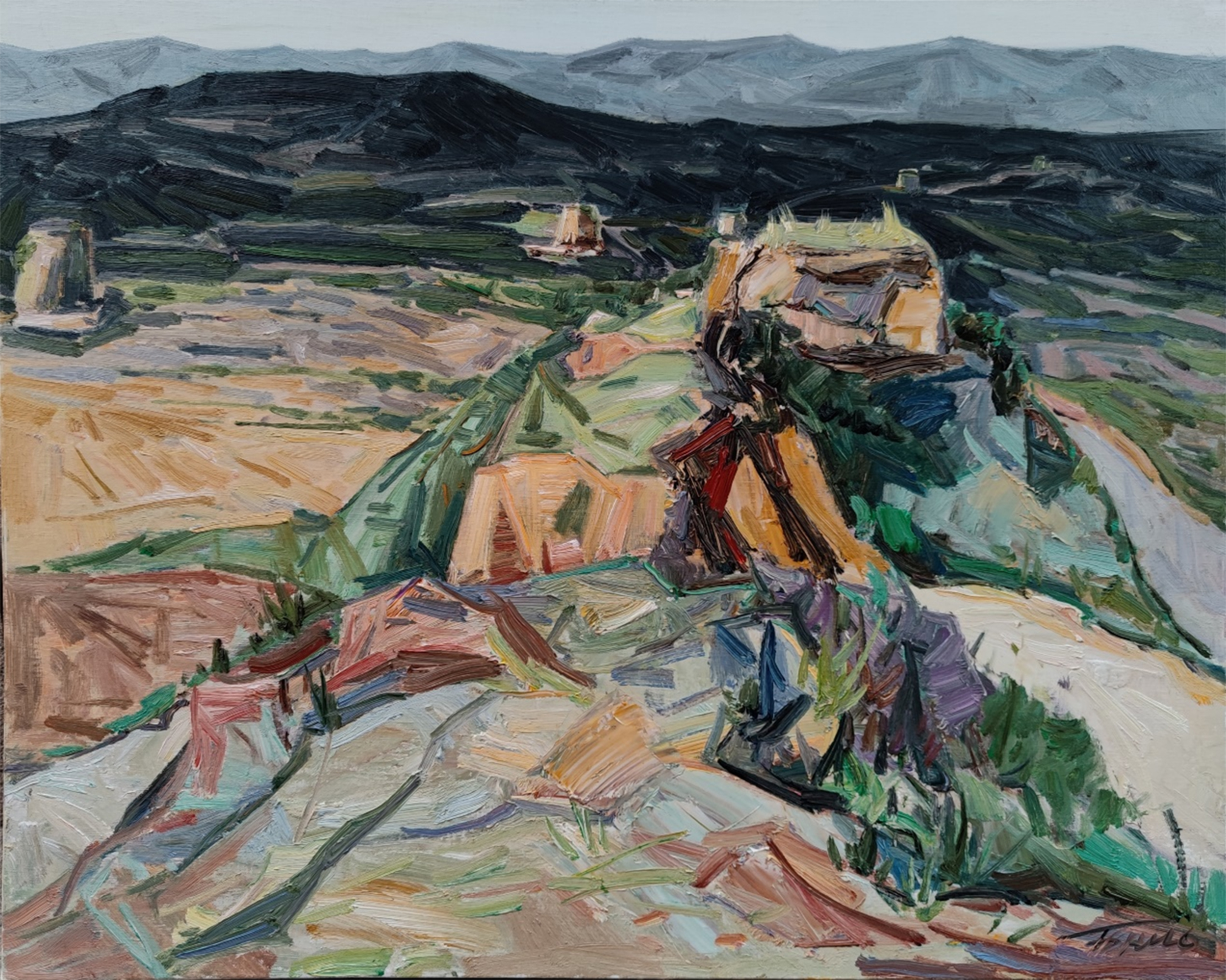 23390384" data-lemmaid="23390384">张膑 /a>于2020年创作的油画作品