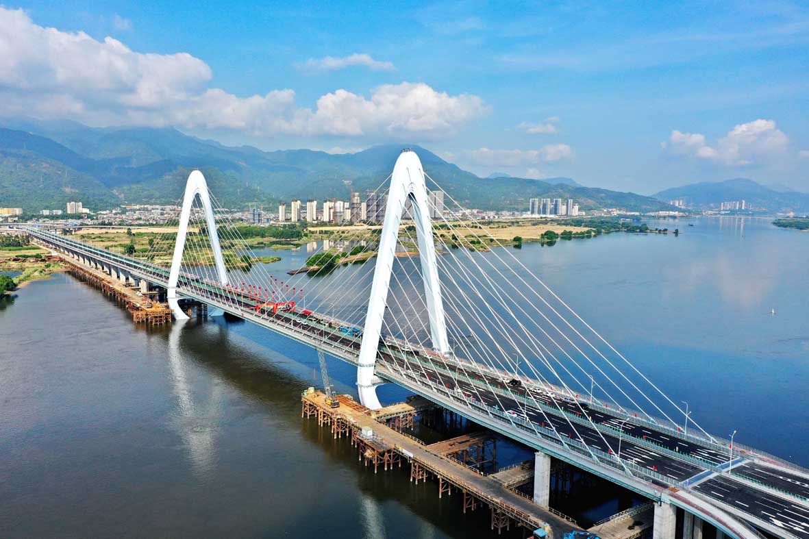 洲大桥(bailongzhou bridge),是中国福建省福州市闽侯县的过江通道