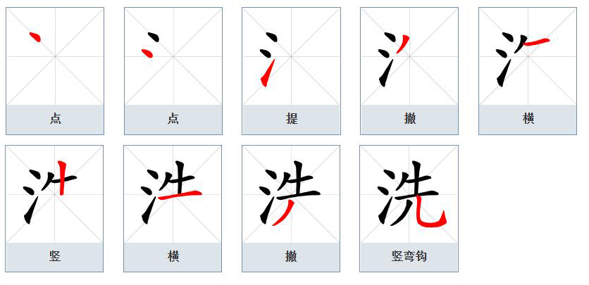  p>洗(拼音:xǐ,xiǎn)为汉语一级通用规范汉字(常用字),此字始见于