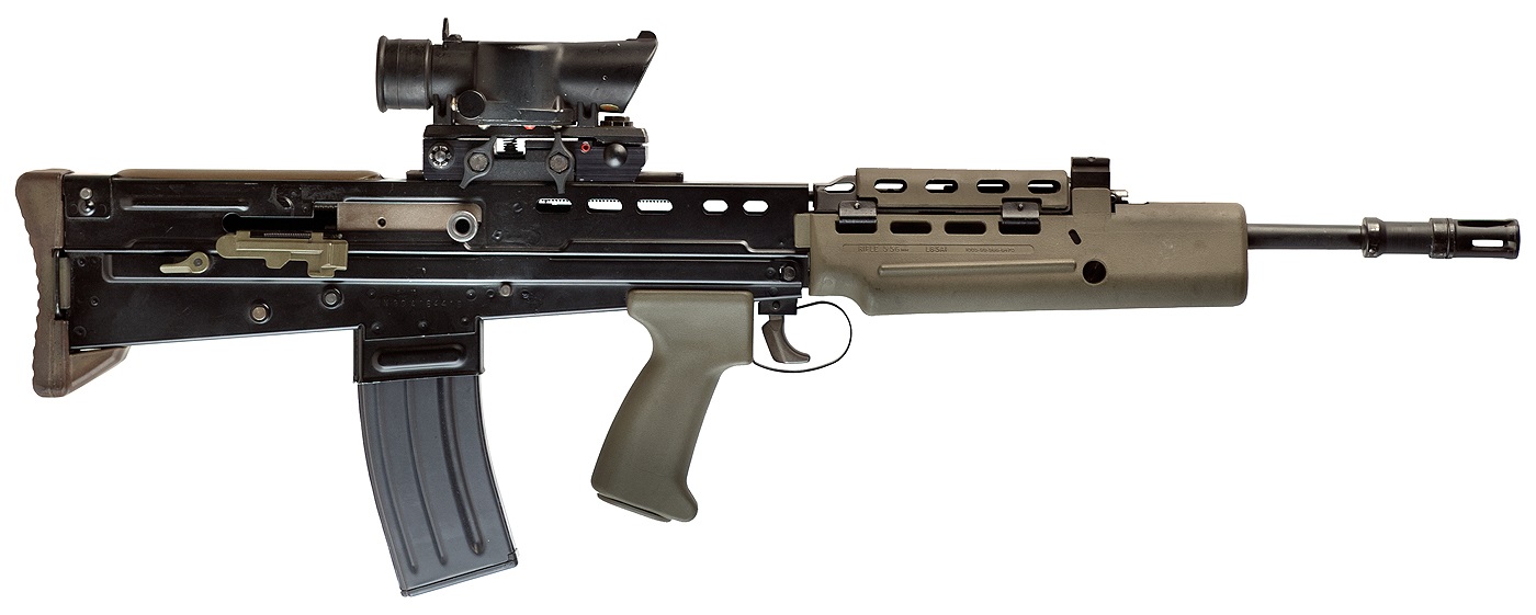  p data-id="gnbixetym6">l85a1式突击步枪隶属于英国军队的主力轻