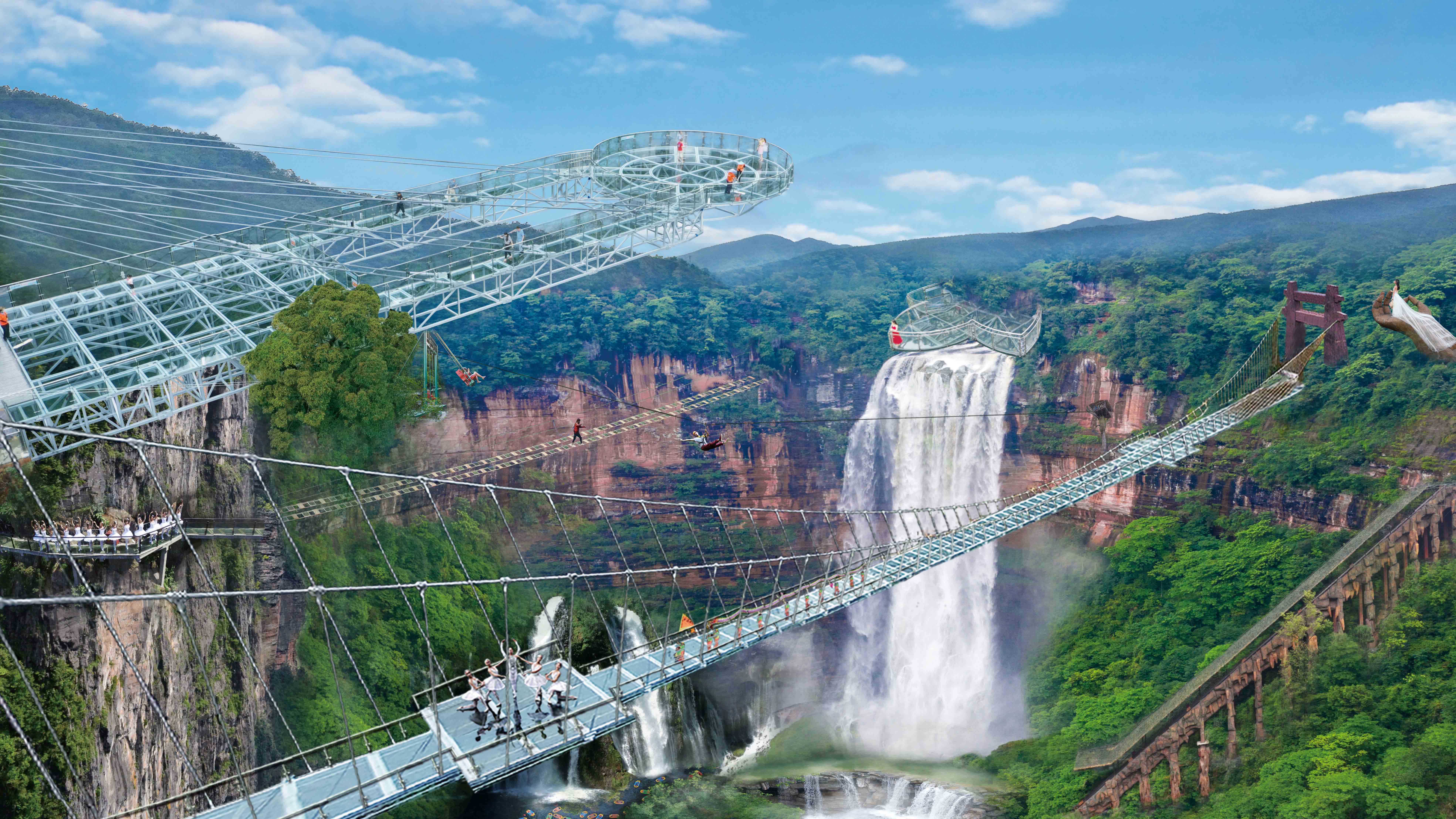 峡玻璃大峡谷位于 a target="_blank" href="/item/清远市/2556676"