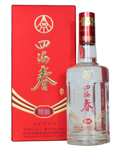 "gn7yuii4m4">特醇四海春是采用扁盒设计,图案简洁流畅的五粮液系列酒