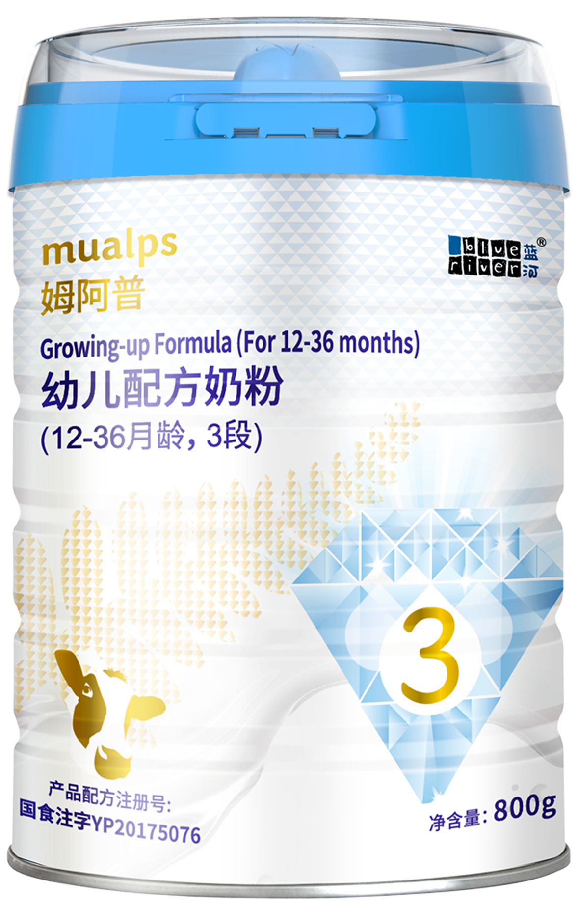 蓝河以绵羊奶粉为核心发展品类,是一家国际羊乳全产业链生产供应商,是