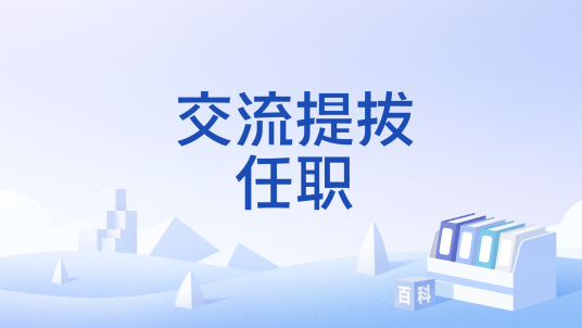 交流提拔任职_百度百科