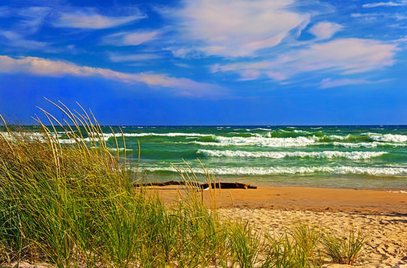  p>大湖沙丘(great lakes dunes):2008年10月2日,美国邮政发行一套