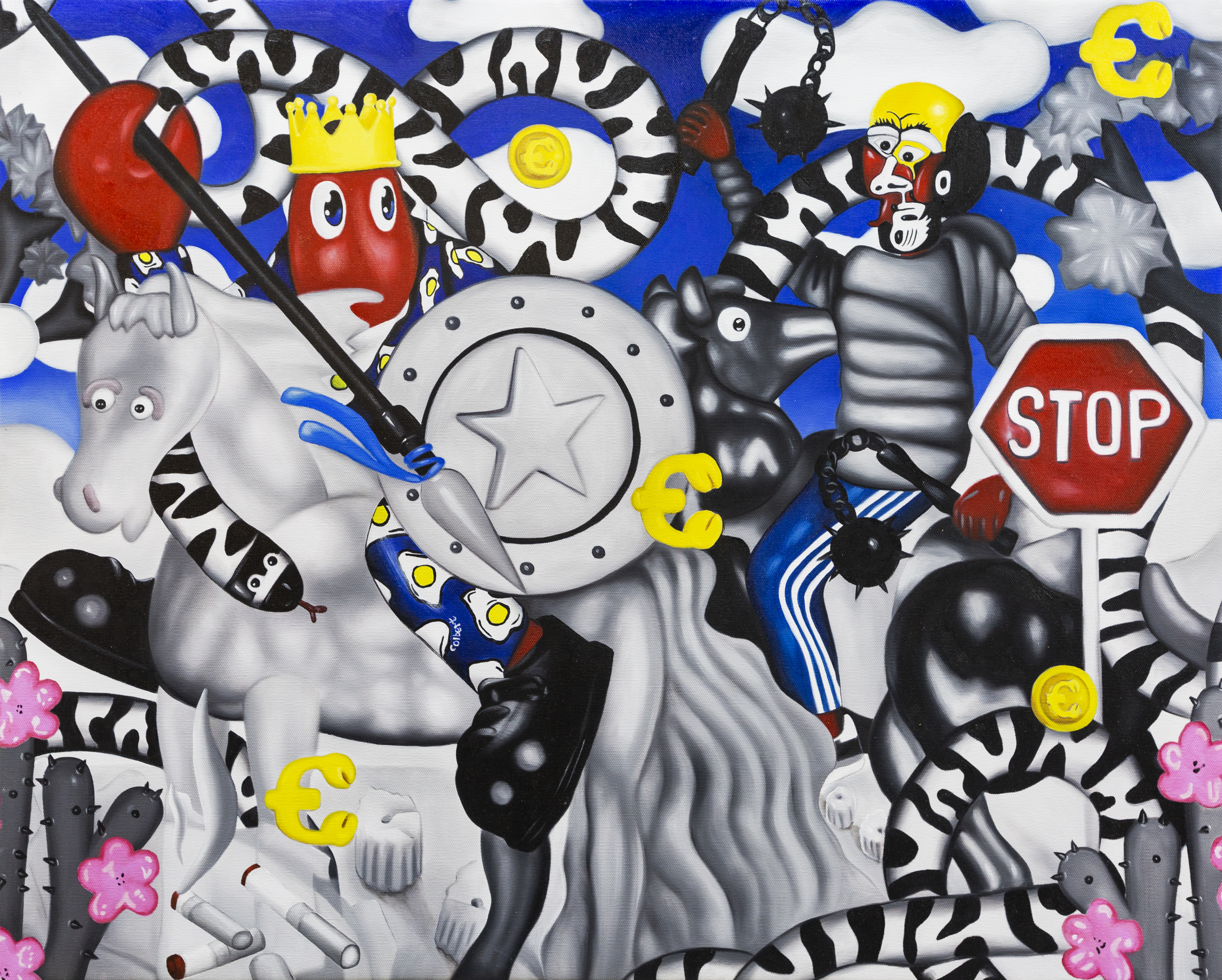  p>菲利普·考尔伯特,当代新波普艺术的代表人物.