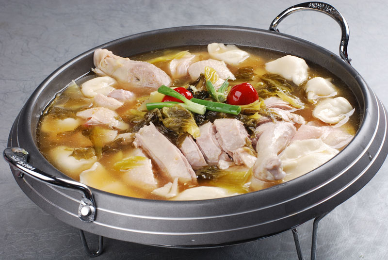 酸菜水饺鸭