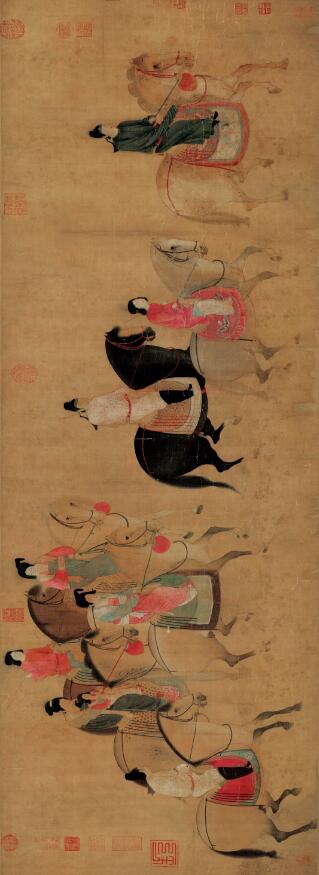 辽博亮宝：《虢国夫人游春图》只有公马没母马，原来是这个意思_百科TA说