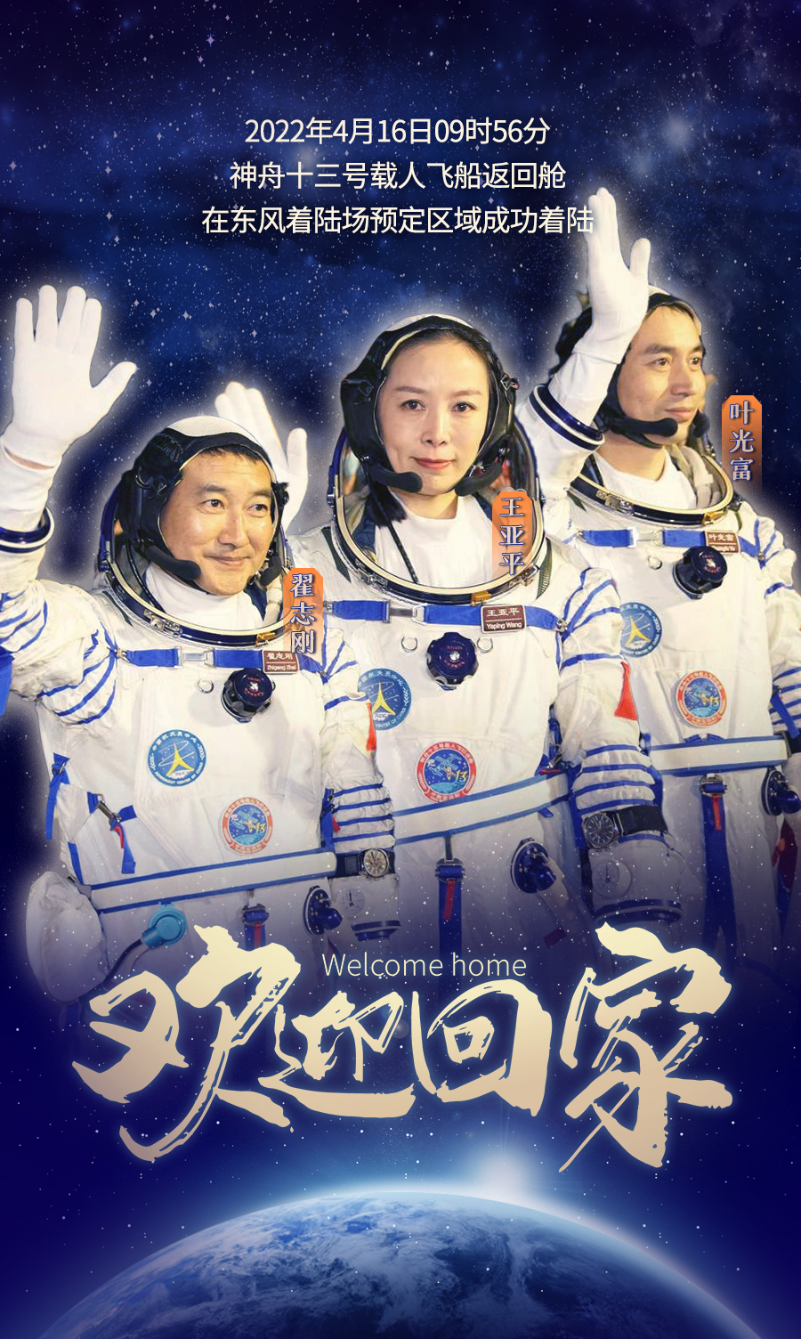 神舟十三号航天员乘组