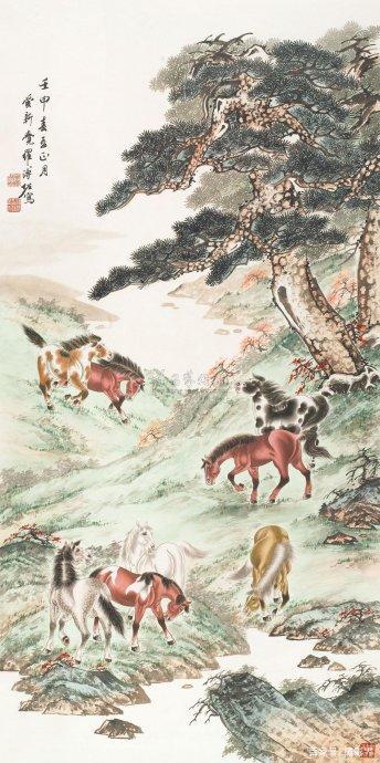 溥儀 山水畫 津门网」爱新觉罗·溥佐书画作品欣赏，皇族书画佼佼者_百科TA说