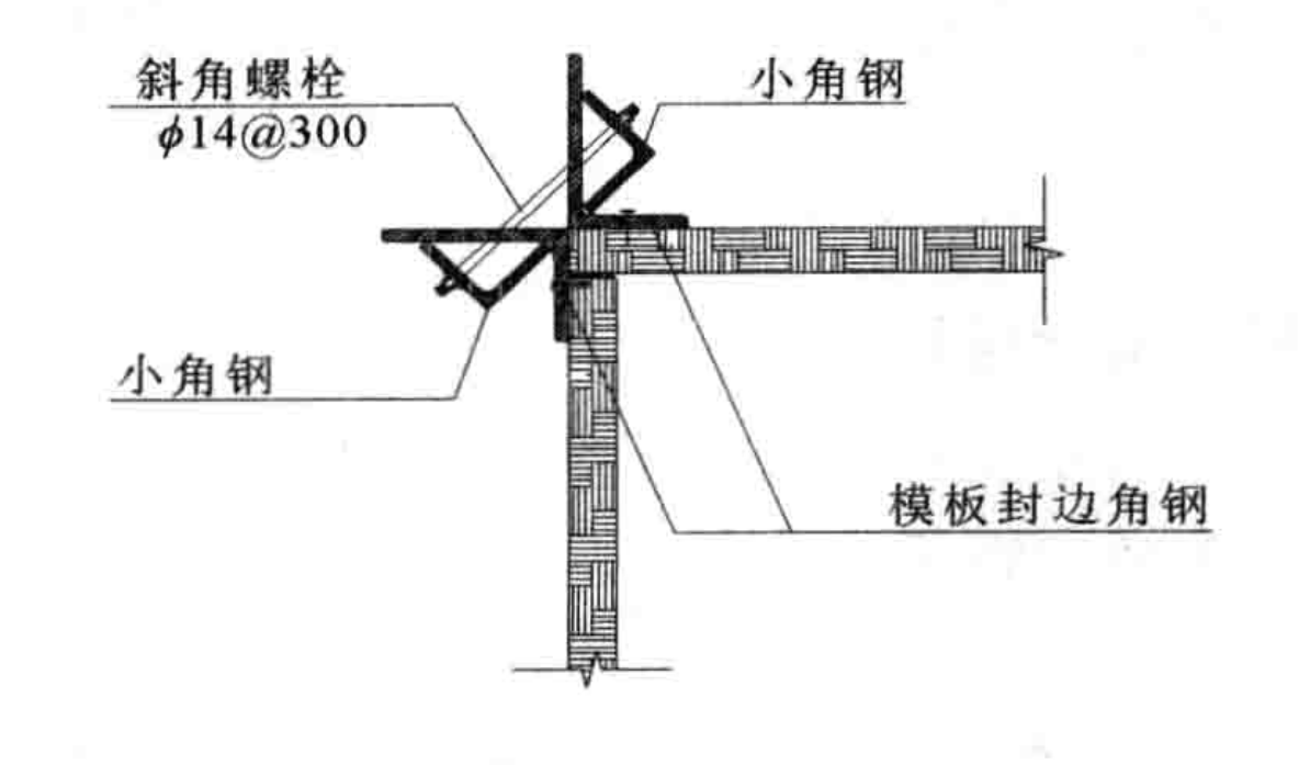 超长清水混凝土雨篷施工工法