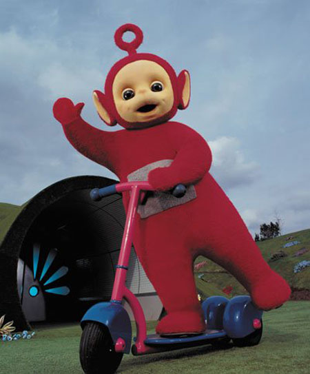 中的角色,最矮的天线宝宝,颜色为红色