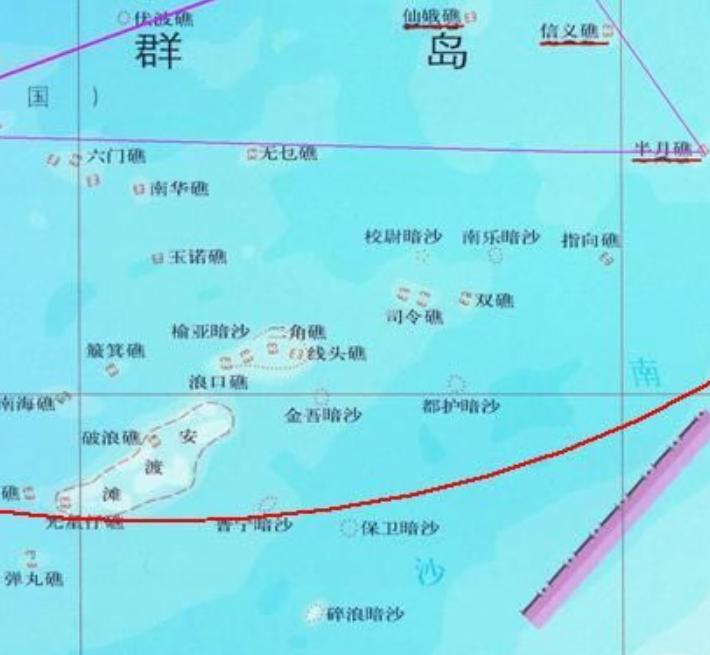 榆亚暗沙(investigator shoal)为中国海一个