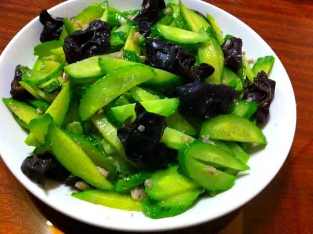 木耳炒黄瓜