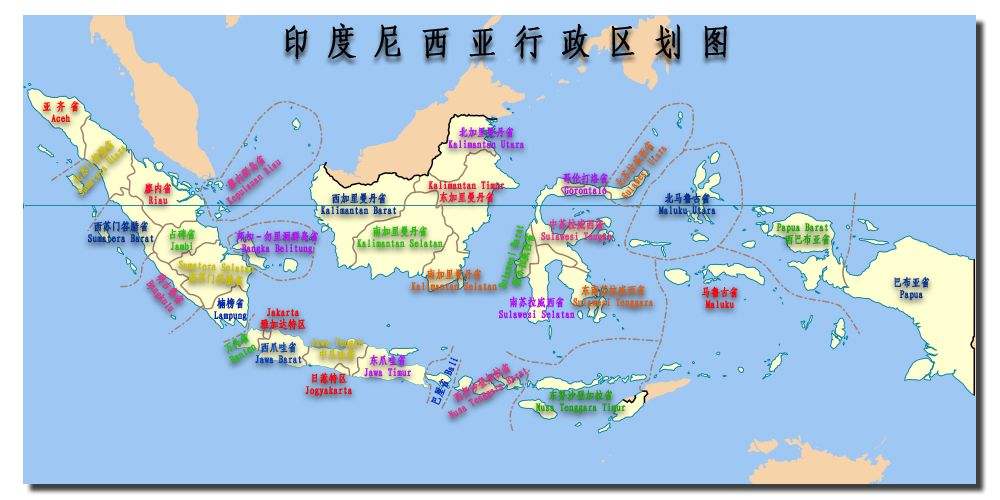  p>分为雅加达首都特区(daerah khusus ibukota),日惹特区(daerah