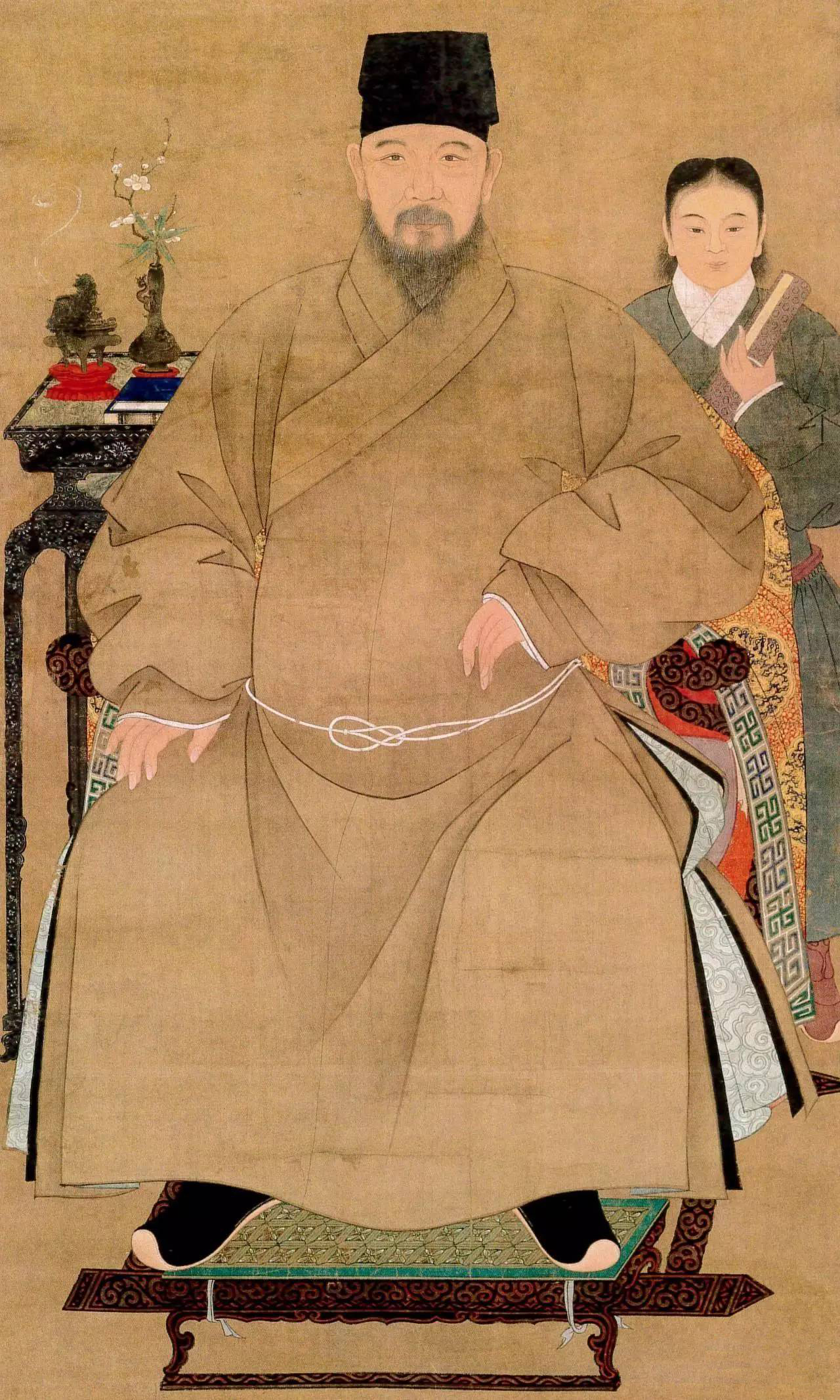  p>《画男像图》轴, a target="_blank" href="/item/明代/1315386"