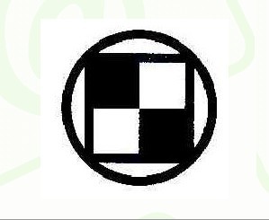 data-lemmaid="691568">商标 /a>的大致外形是由一个外圆和内部一个