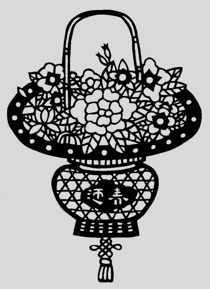 黑白剪纸