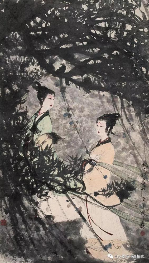 傅抱石作品