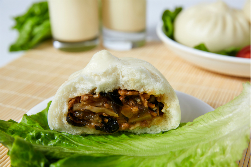 鲜嫩可口的野苋菜包子