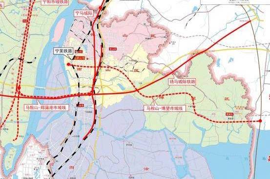 马鞍山至博望市域线